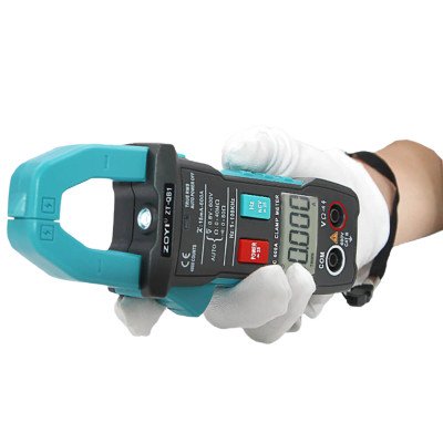 Close-up of ZOYI ZT-QB1 rotary buttons, NCV indicator and backlight