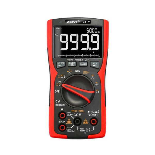 9999-Count True-RMS Digital Multimeter with V.F.C & NCV (ZT-Y)