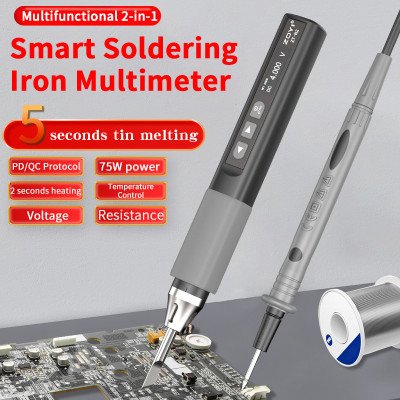 ZT-N2 | 75 W Smart Soldering Iron + OLED Multimeter