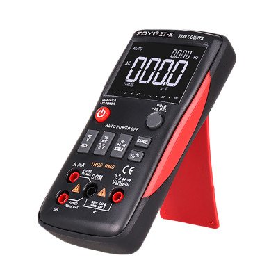 ZOYI ZT-X close-up showing screen readout and control buttons