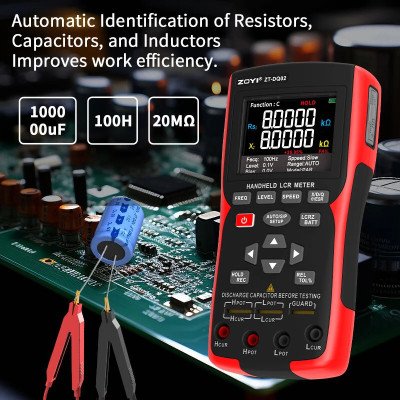 ZT-DQ02 | 100 kHz LCR Meter + Battery IR Tester