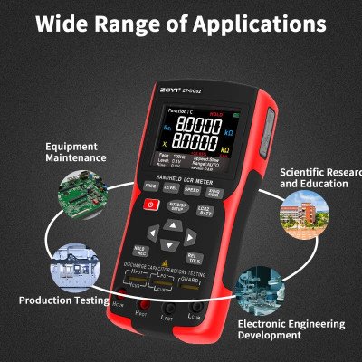 ZT-DQ02 | 100 kHz LCR Meter + Battery IR Tester