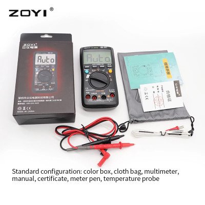 ZT-300AB Multimeter | 6000 Count, True RMS
