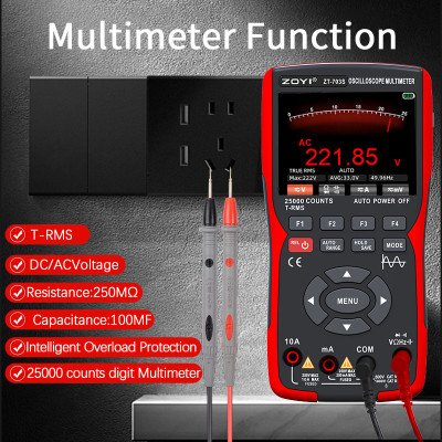 ZT-703S Handheld Oscilloscope Multimeter & Signal Generator