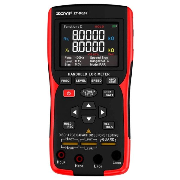 LCR Meter with Battery Internal Resistance Tester – Full Measurement Kit (ZT-DQ02)