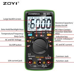 ZT-102L | True-RMS Auto-Range Digital Inductance Meter