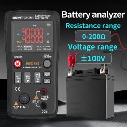 ZT-XR1 Battery Internal Resistance Tester & 25 000-Count Multimeter