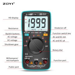 ZT-98 | Compact Auto-Range Digital Multimeter