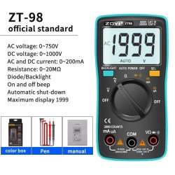 ZT-98 | Compact Auto-Range Digital Multimeter