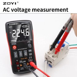 ZT-X | Smart Auto-Range True-RMS Multimeter + Temp Sensor