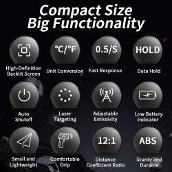GM-550 | Industrial Infrared Thermometer –50 °C to 550 °C