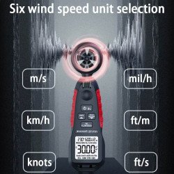 ZT-FS1 | Handheld Anemometer – Wind, Temp & Humidity