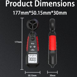 ZT-FS1 | Handheld Anemometer – Wind, Temp & Humidity