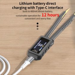 ZT-MD1 LCR Tweezers – SMD Tester with USB-C and OLED Display