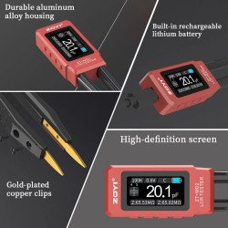 ZT-MD2 Smart LCR Tweezers | 100kHz SMD Meter