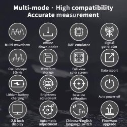 ZOYI ZT-700 Oscilloscope Signal Generator 10MHz Portable Meter UK