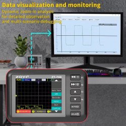 ZOYI ZT-700 Oscilloscope Signal Generator 10MHz Portable Meter UK