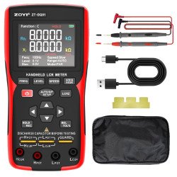ZOYI ZT-DQ01 LCR Meter 100kHz Digital Bridge ESR Tester UK