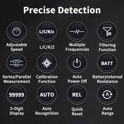ZT-DQ02 | 100 kHz LCR Meter + Battery IR Tester