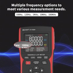 ZT-DQ02 | 100 kHz LCR Meter + Battery IR Tester