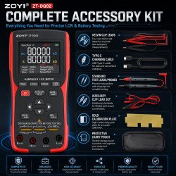 ZT-DQ02 | 100 kHz LCR Meter + Battery IR Tester