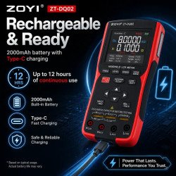 ZT-DQ02 | 100 kHz LCR Meter + Battery IR Tester