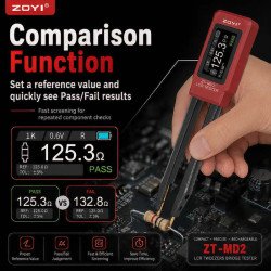 ZT-MD2 Smart LCR Tweezers | 100kHz SMD Meter