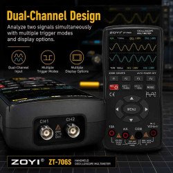 ZOYI ZT-706S 50MHz Handheld Oscilloscope Multimeter