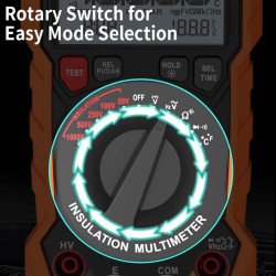 ZT-1000R | 1000 V Insulation Tester + True-RMS DMM