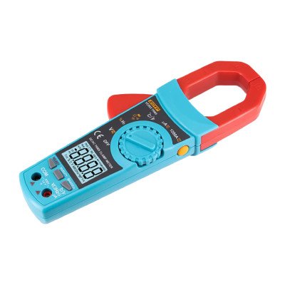 ZOYI VC903 handheld clamp meter with test leads and carry case