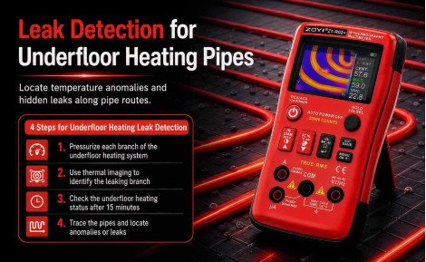 How to Use a Thermal Imaging Camera to Find Underfloor Heating Pipe Leaks