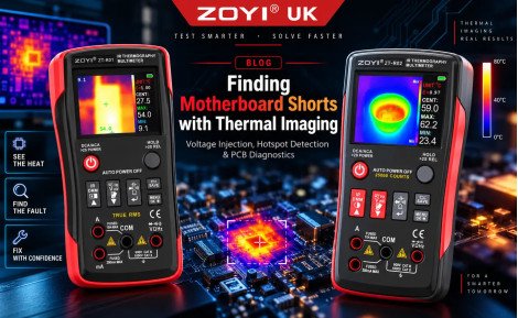 How to Find a Motherboard Short Using Voltage Injection & Thermal Imaging
