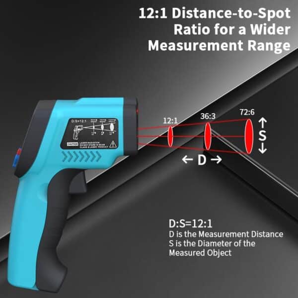 ZOYI GM-550 Industrial Infrared Thermometer - Image 5