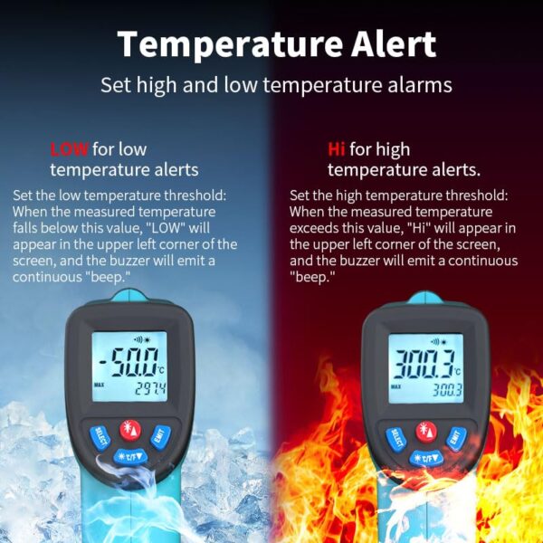 ZOYI GM-550 Industrial Infrared Thermometer - Image 7