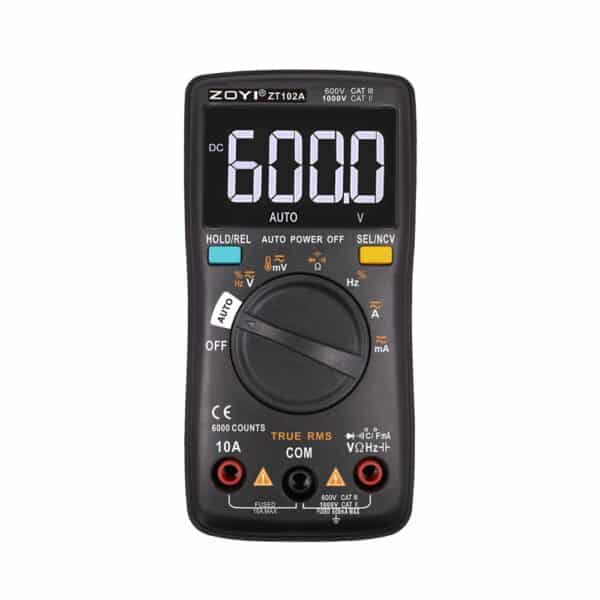 ZOYI ZT-102A Digital Multimeter : Ultimate 6000 Counts T-RMS