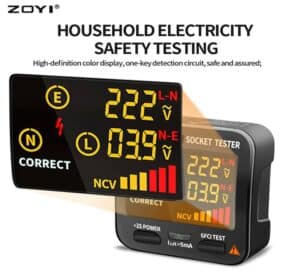 ZOYI ZT-E10 Socket tester