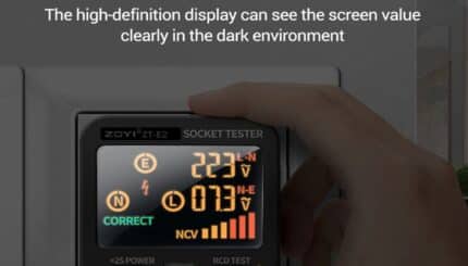 ZOYI E10 socket tester