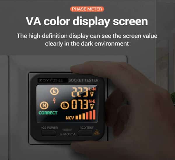 ZOYI E10 socket tester