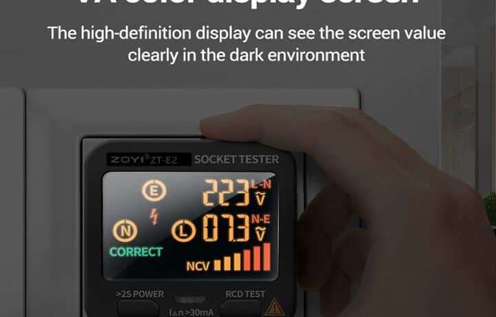 ZOYI E10 socket tester