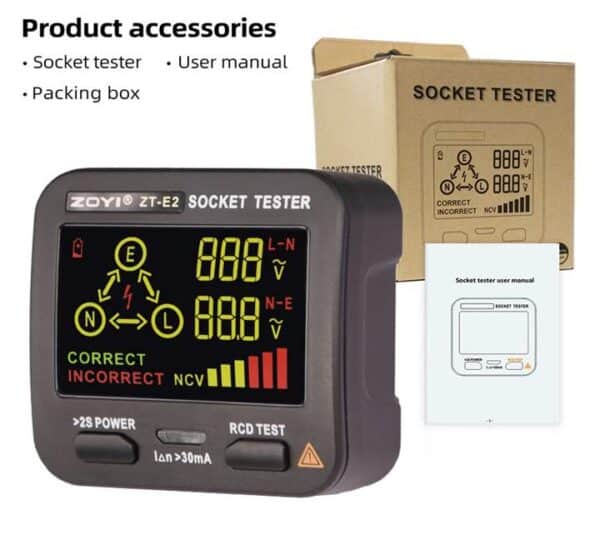 ZOYI E10 socket tester