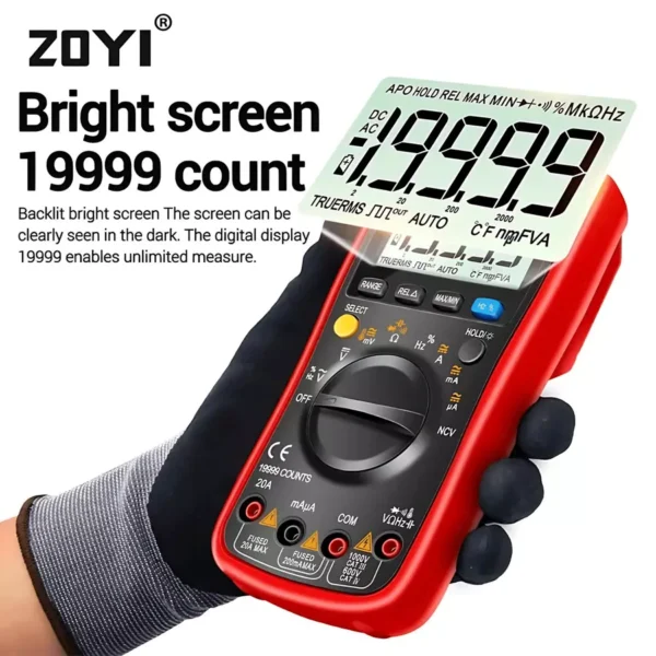 ZOYI ZT-219 Professional Multimeter Automotive High Accuracy - Image 12