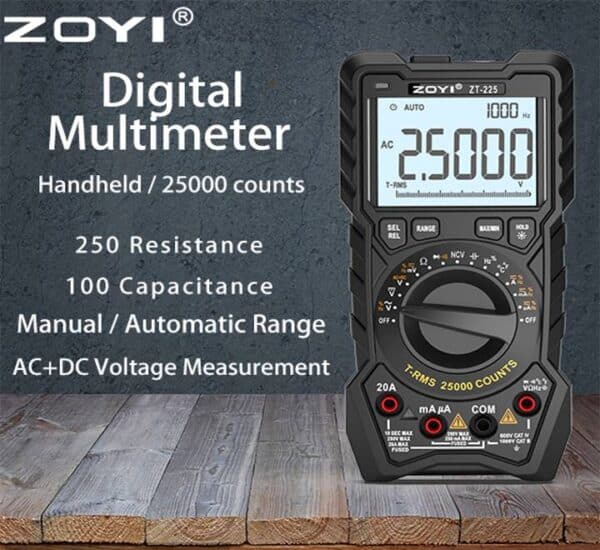 Digital Multimeter ZOYI ZT-225 features