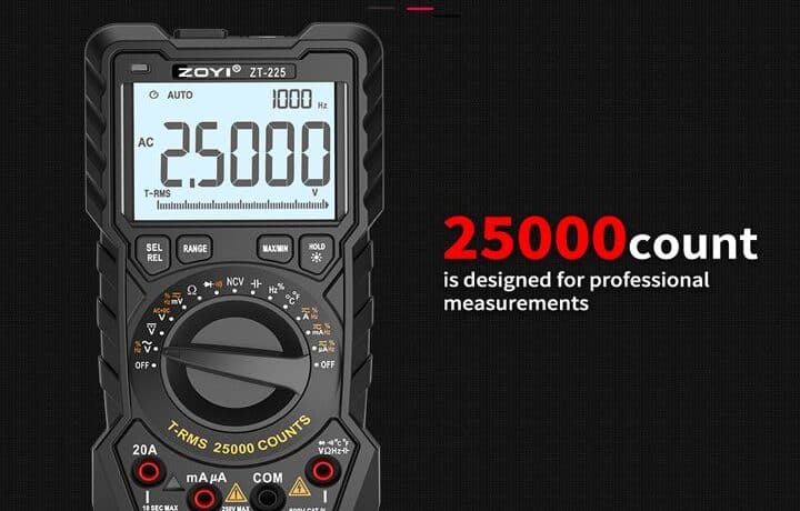 Digital Multimeter ZOYI ZT-225 25000Counts