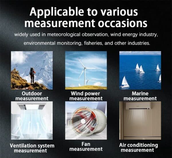 Wind Speed Meter ZOYI ZT-FS1 Anemometer | Precision