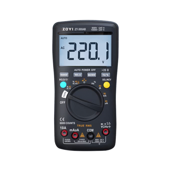 ZT-300AB Digital Multimeter | 6000 Counts, Bluetooth, and Advanced Features