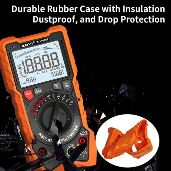 ZOYI ZT-1000R Digital Insulation Resistance Tester Multimeter - Image 5