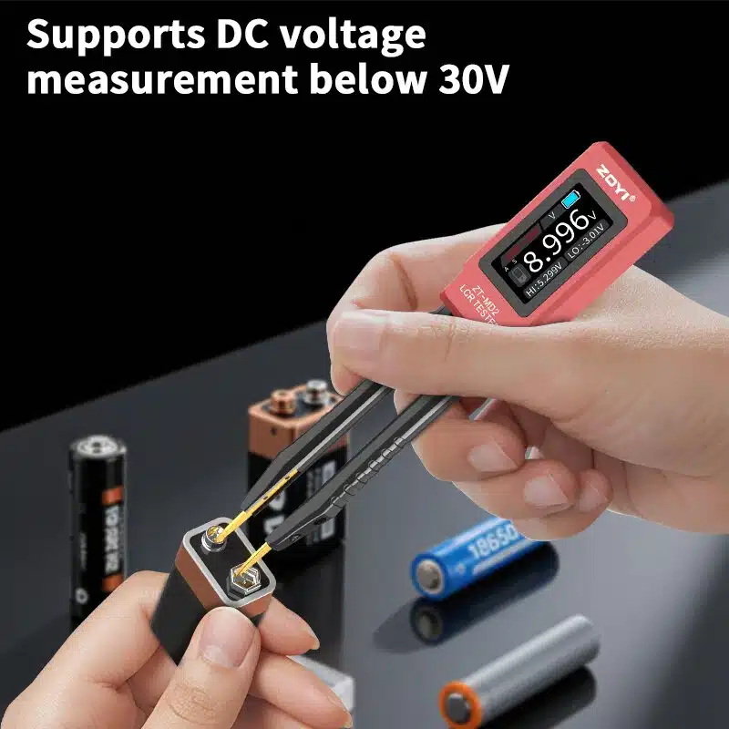 ZT-MD2 smart tweezers wide frequency range 100 kHz detailed shot
