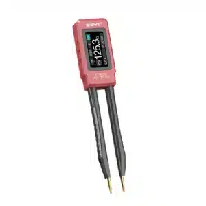 ZOYI ZT-MD2 LCR tweezers auto-identify SMD component on PCB